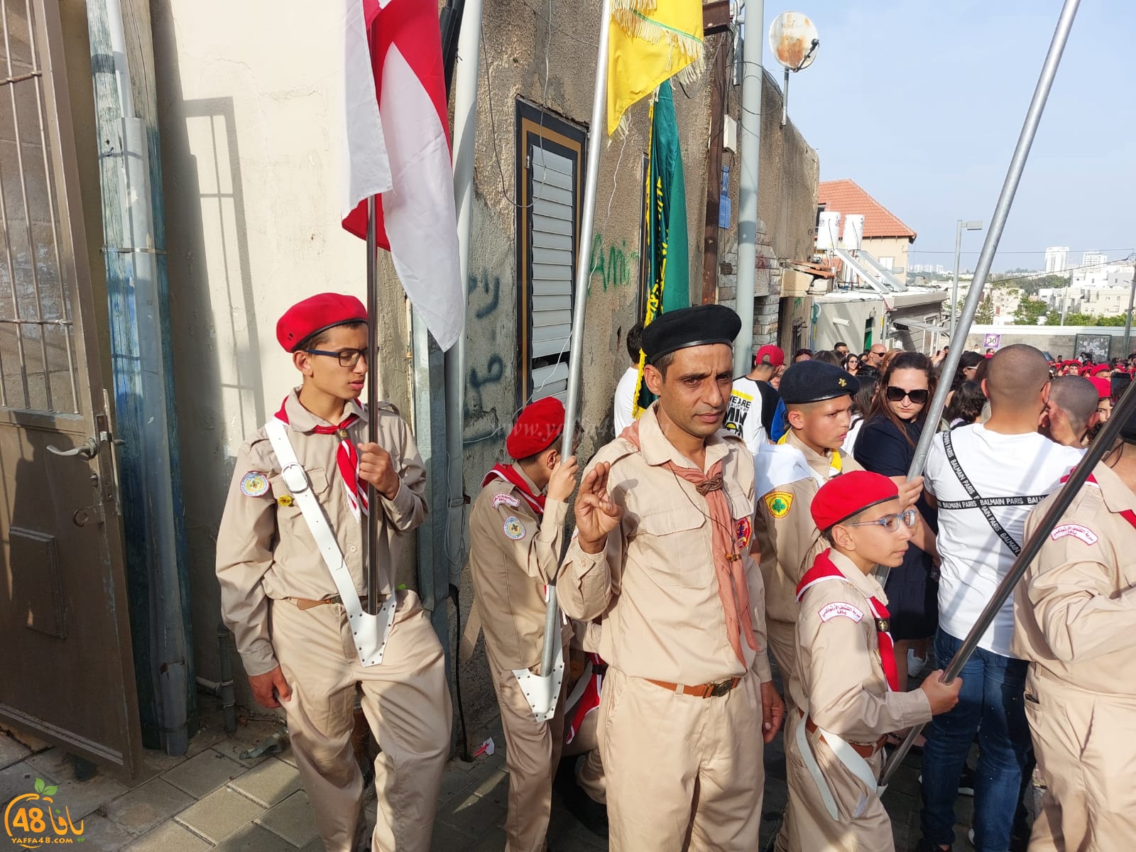 المزيد من الصور والفيديو لاحتفال السرايا الكشفية بيافا بسبت النور 